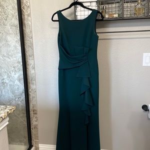 Forest green dress